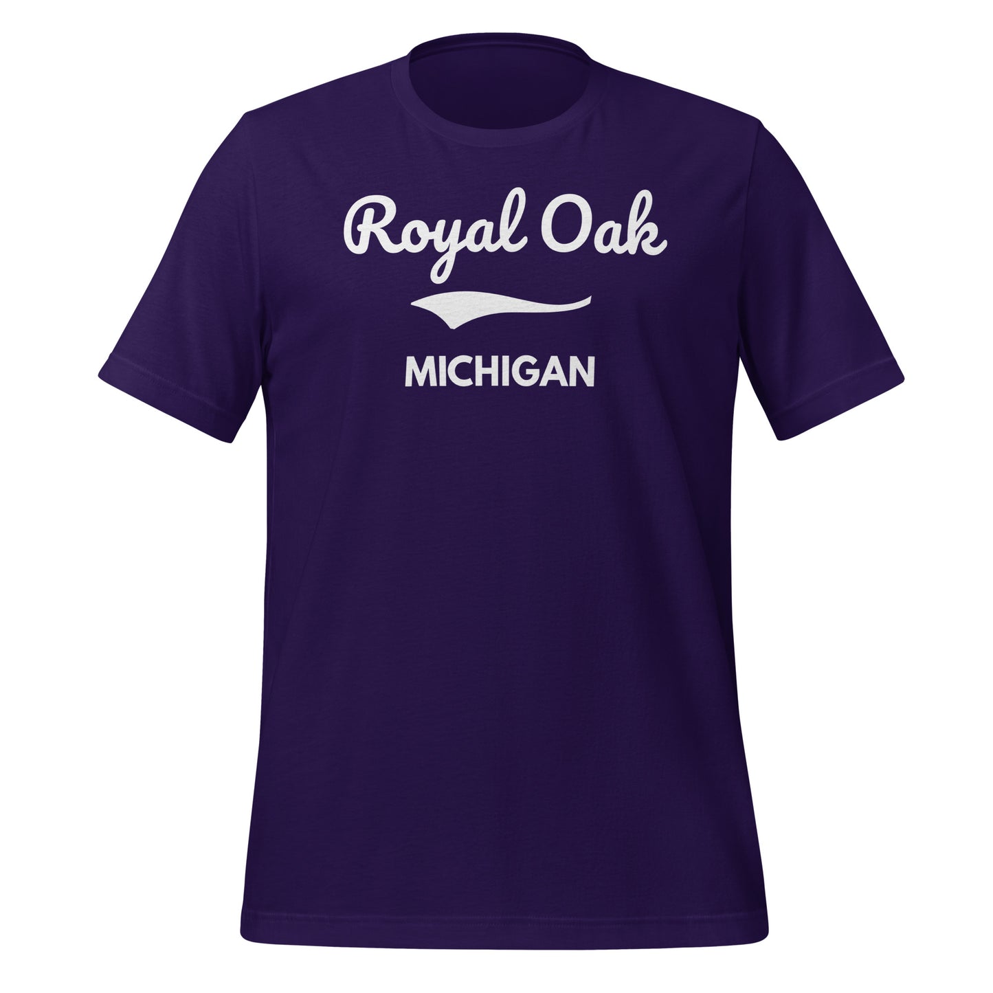 Royal Oak Michigan Script Short Sleeve Unisex t-shirt