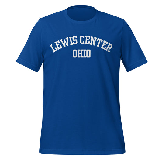 Lewis Center Ohio Block Short Sleeve Unisex T-Shirt
