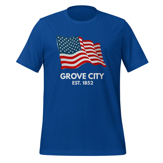 Grove City Ohio USA Short Sleeve Unisex T-shirt