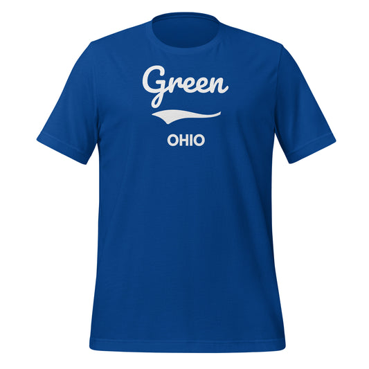 Green, Ohio Script Short Sleeve Unisex T-Shirt