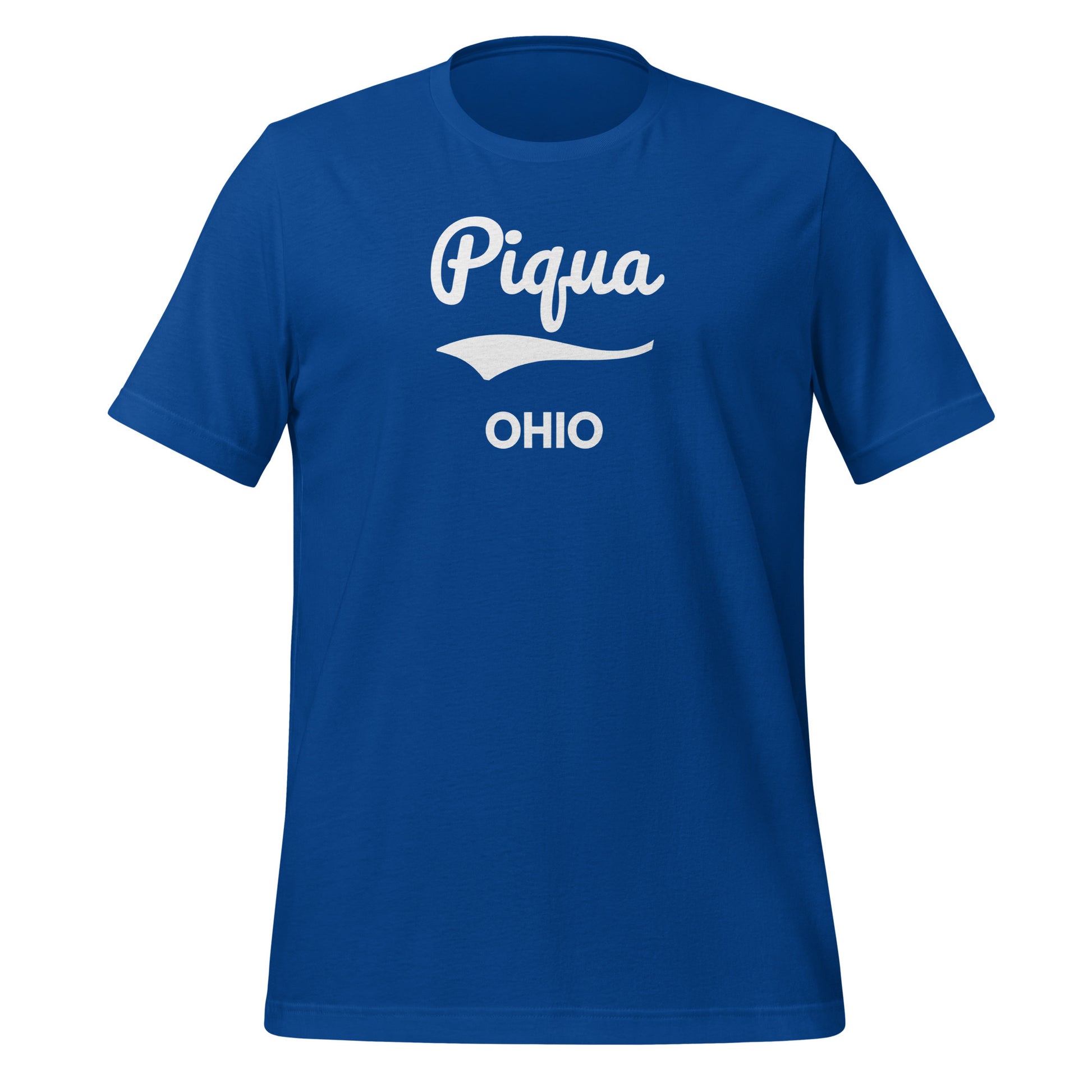 Piqua Ohio Script Short Sleeve Unisex T-Shirt
