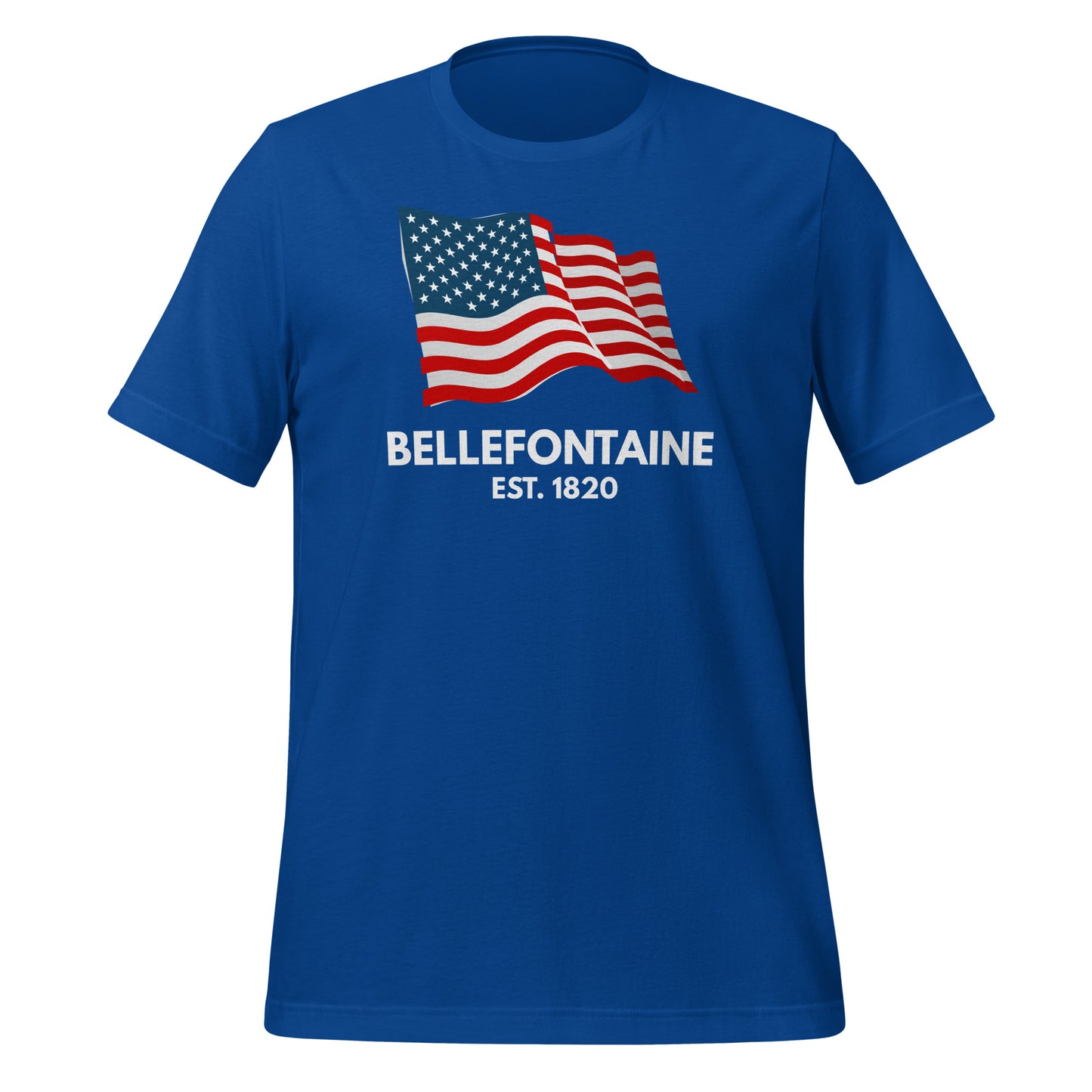 Bellefontaine Ohio USA Short Sleeve Unisex T-shirt