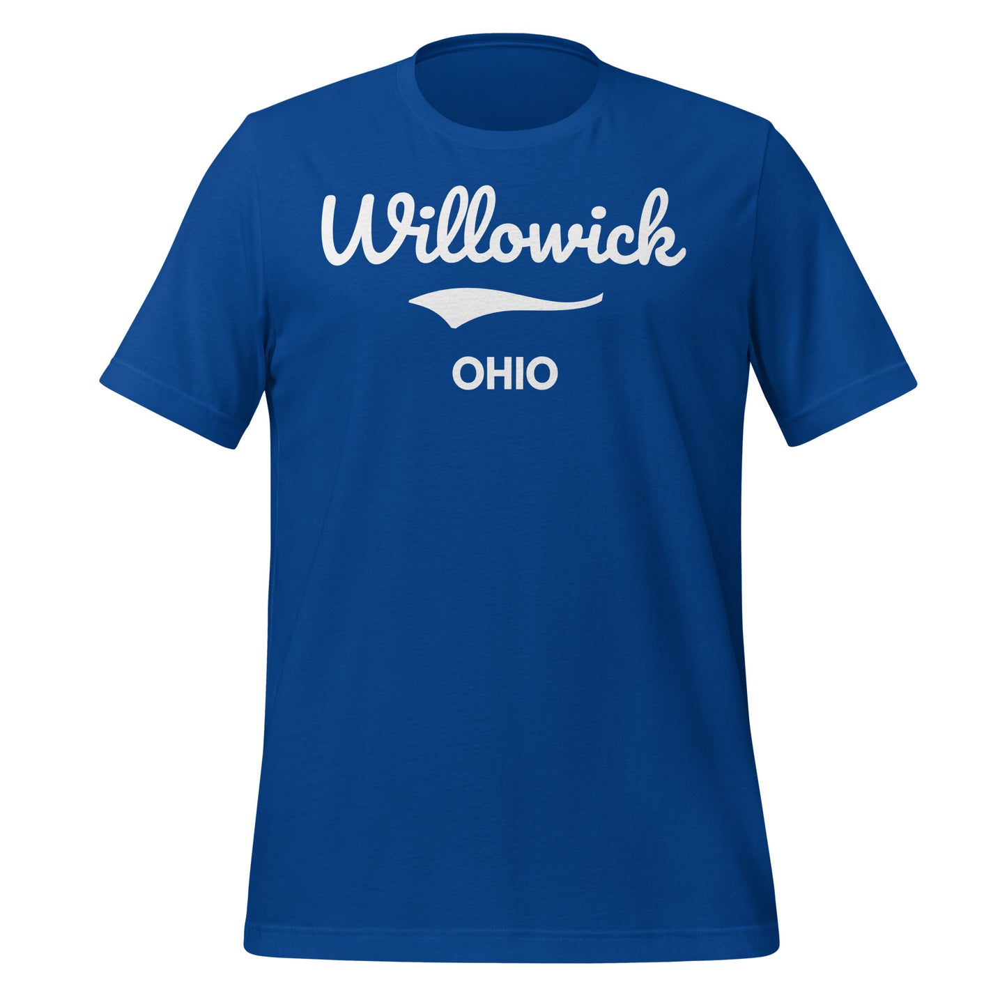 Willowick Ohio Script Short Sleeve Unisex t-shirt