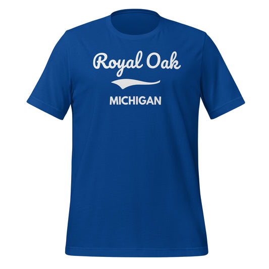 Royal Oak Michigan Script Short Sleeve Unisex t-shirt