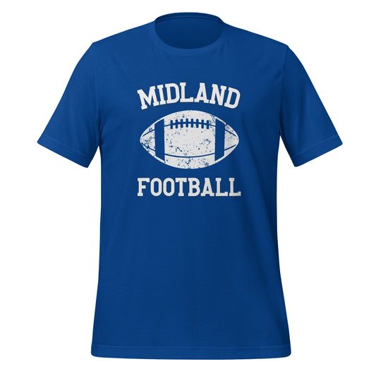Midland Michigan Football Short Sleeve Unisex t-shirt