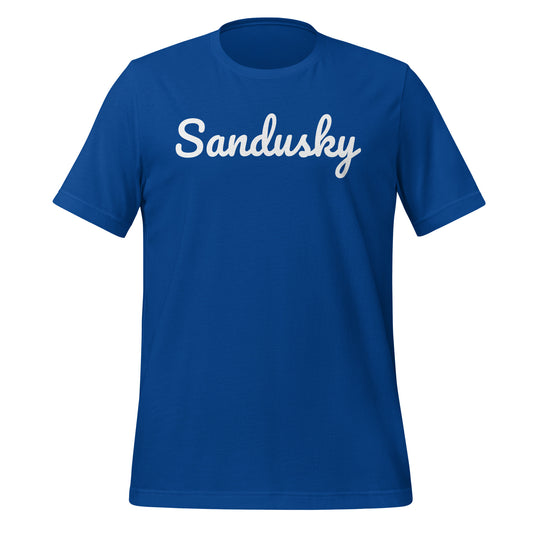 Sandusky Ohio Solo Script Unisex T-shirt
