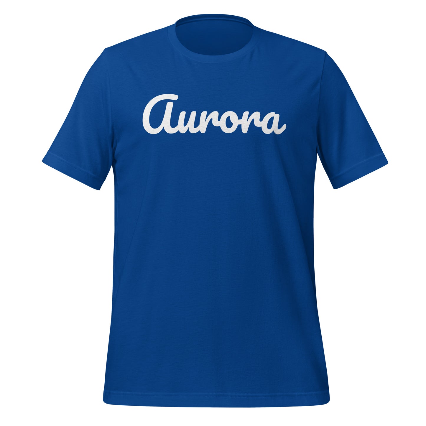 Aurora Ohio Solo Script Unisex t-shirt