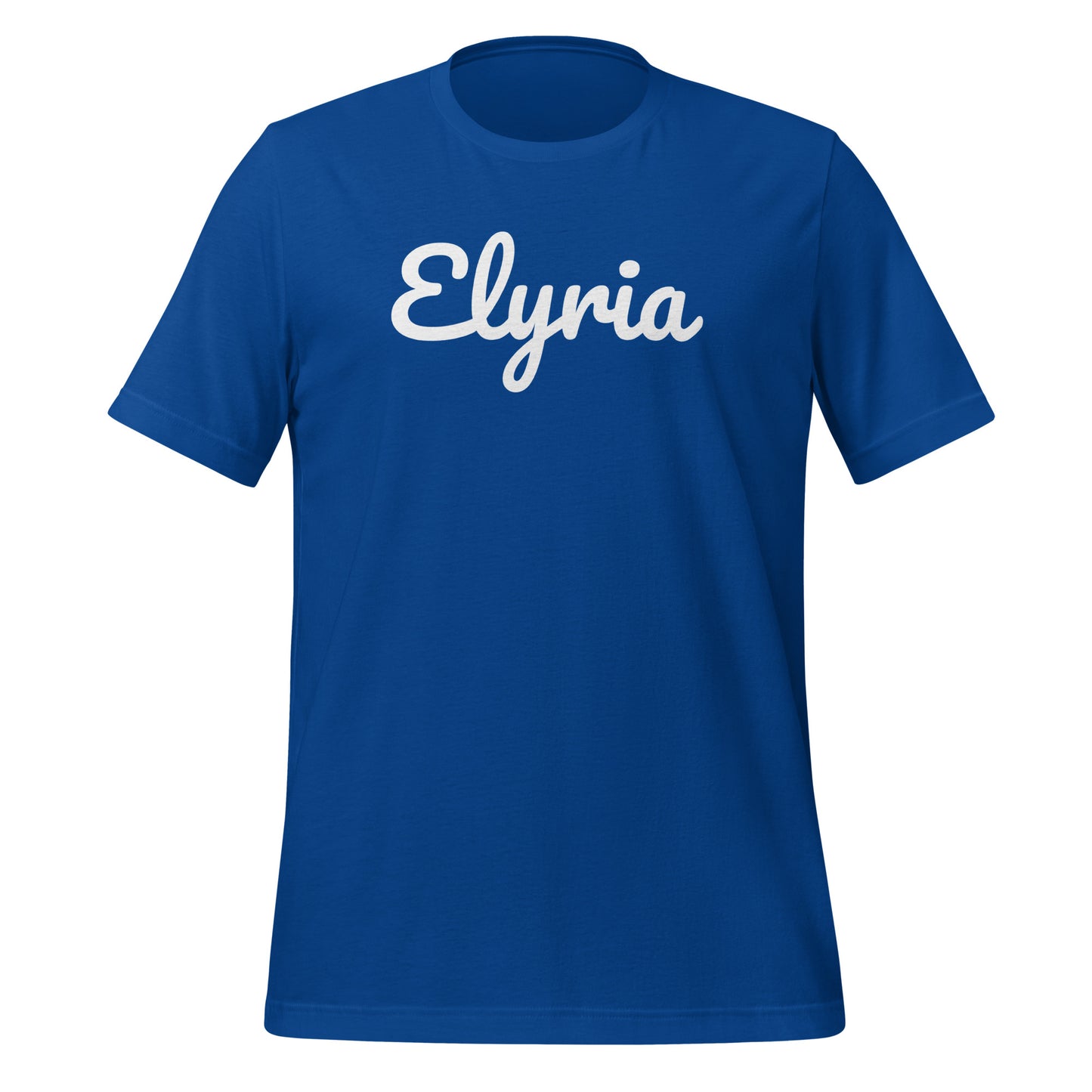 Elyria Ohio Solo Script Unisex t-shirt