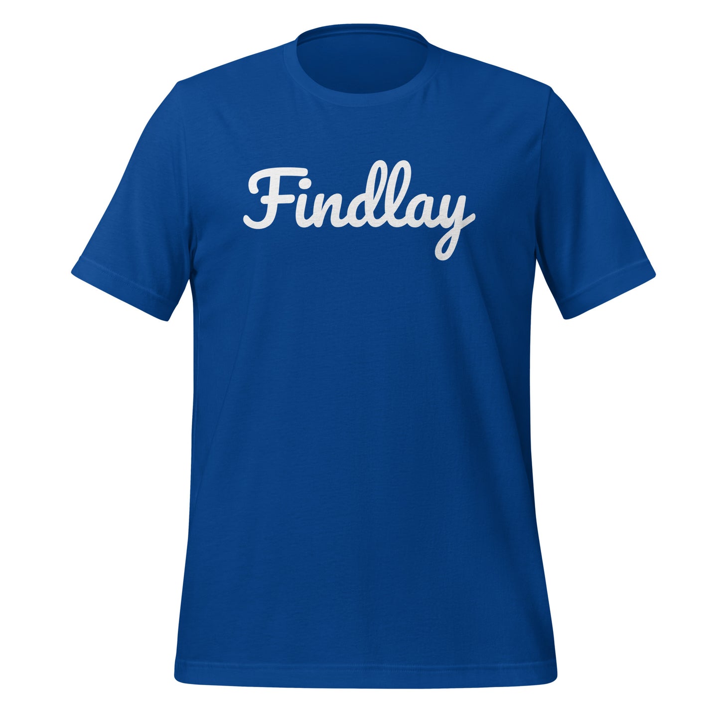 Findlay Ohio Solo Script Unisex t-shirt