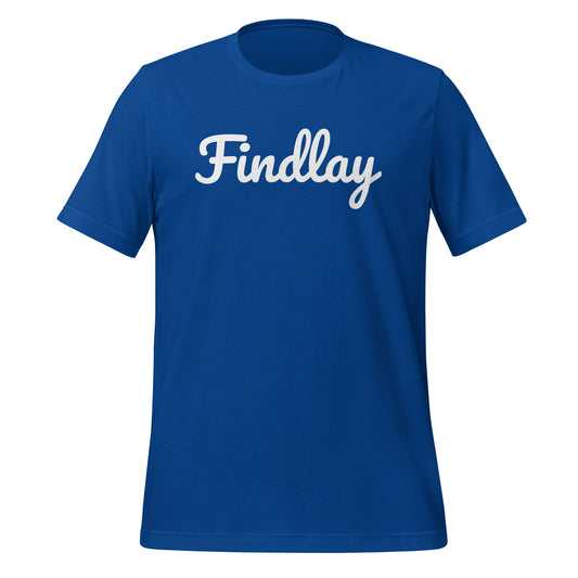 Findlay Ohio Solo Script Unisex t-shirt