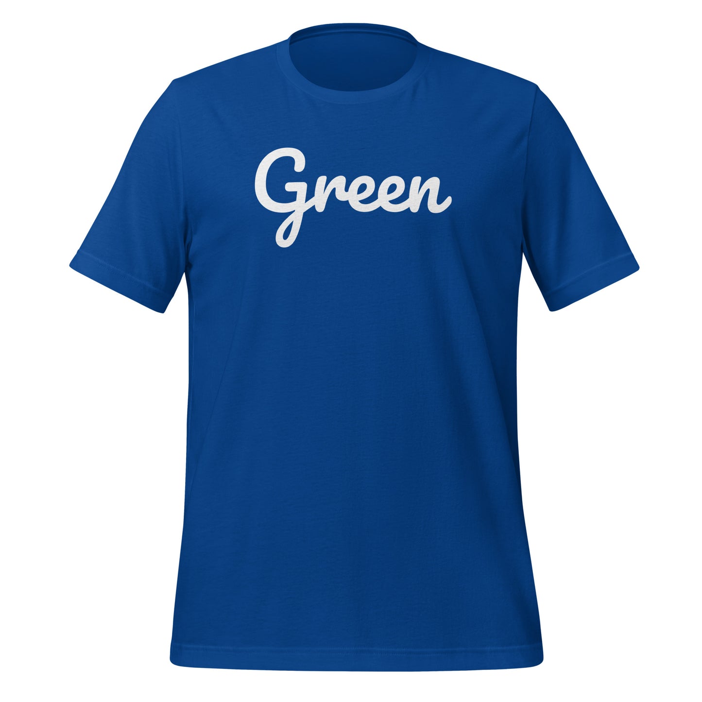 Green Ohio Solo Script Unisex t-shirt