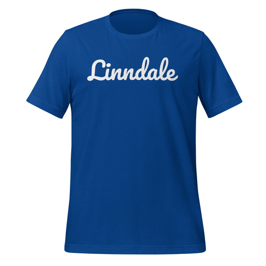 Linndale Ohio Solo Script Unisex t-shirt
