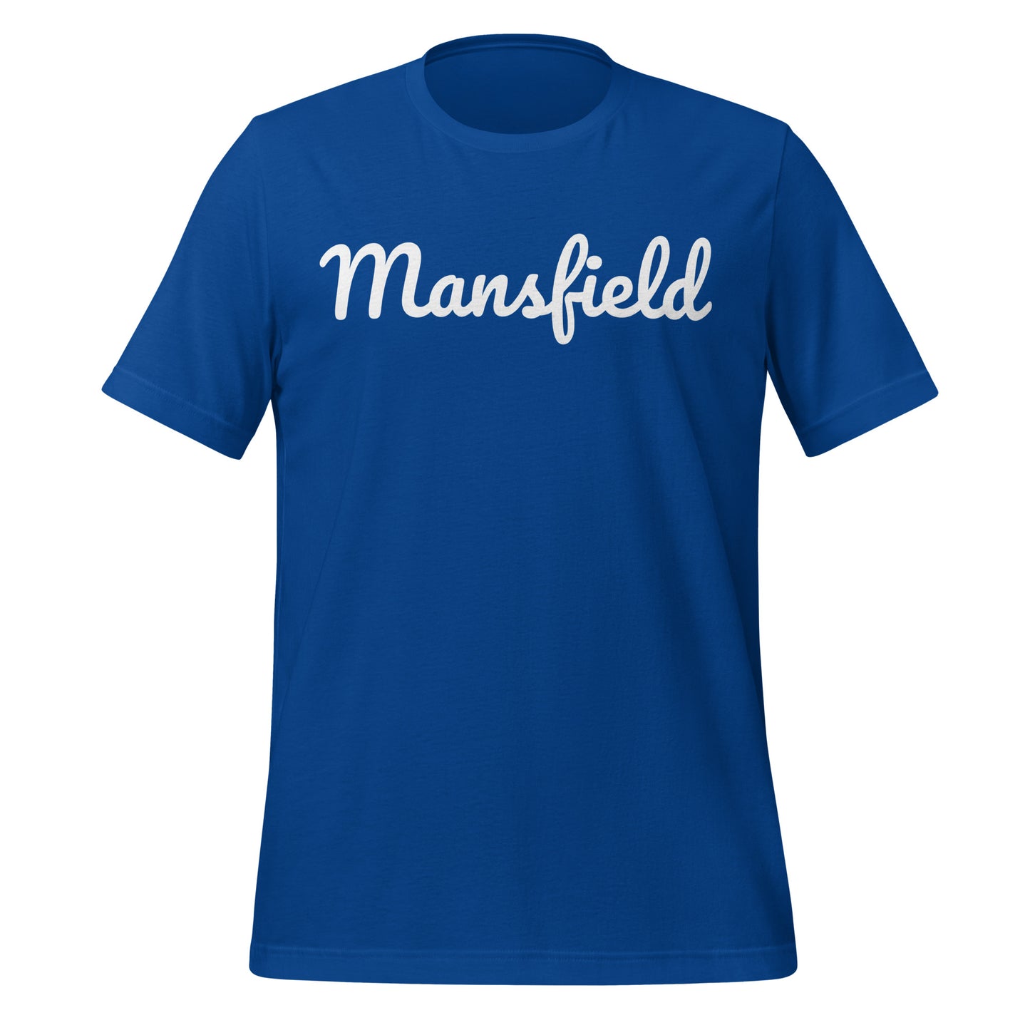 Mansfield Ohio Solo Script Unisex t-shirt