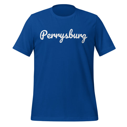 Perrysburg Ohio Solo Script Unisex t-shirt