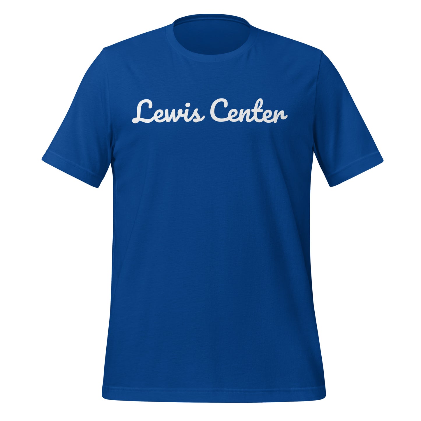 Lewis Center Ohio Solo Script Unisex t-shirt